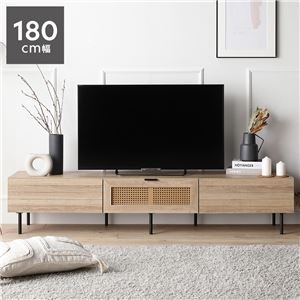 ワイド テレビボード テレビ台 幅 180 cm ストーングレー 脚付 ローボード インテリア家具 TV台 TVボード リビングボード 組立品